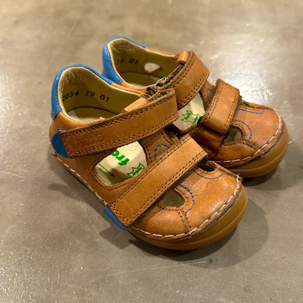 Froddo Natural Leather Baby Sandal